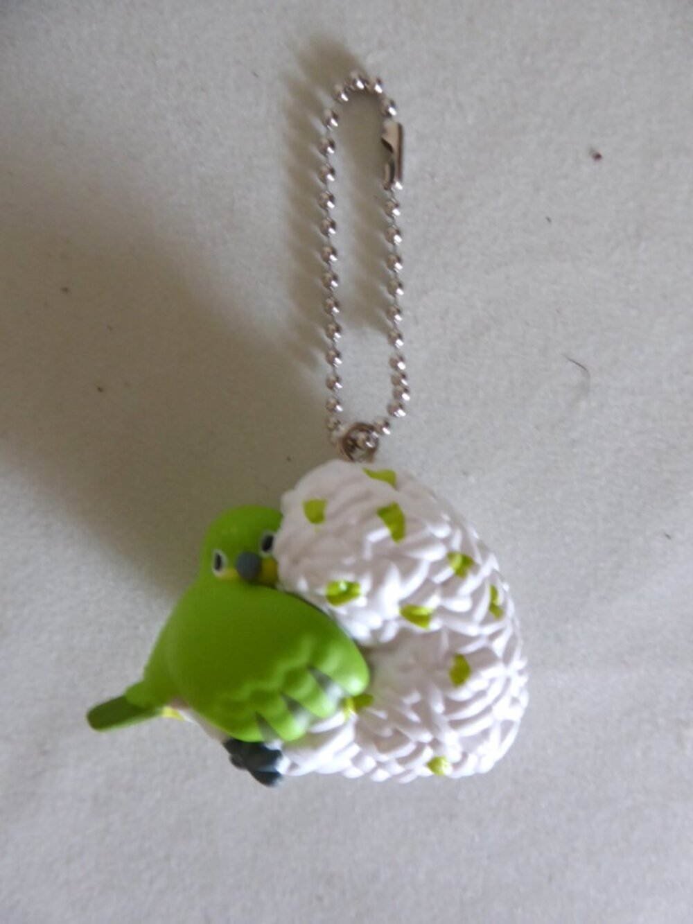 NEW JAPAN GACHAPON CAPSULE TOY GREEN BIRD ONIGIRI RICE BALL SERIES KEYCHAIN - Picture 4 of 16